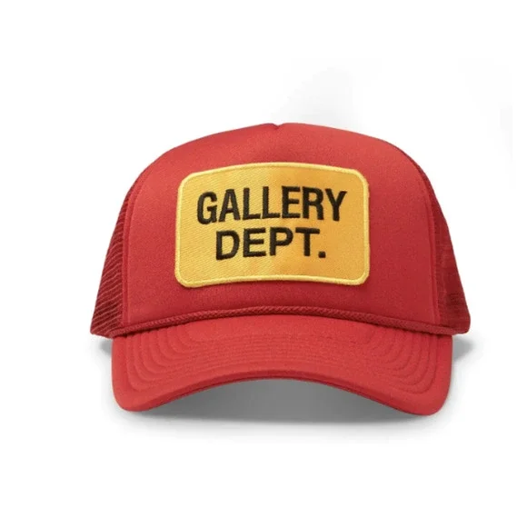 Gallery Dept. Souvenir Trucker Cap Red Mesh Logo Hat